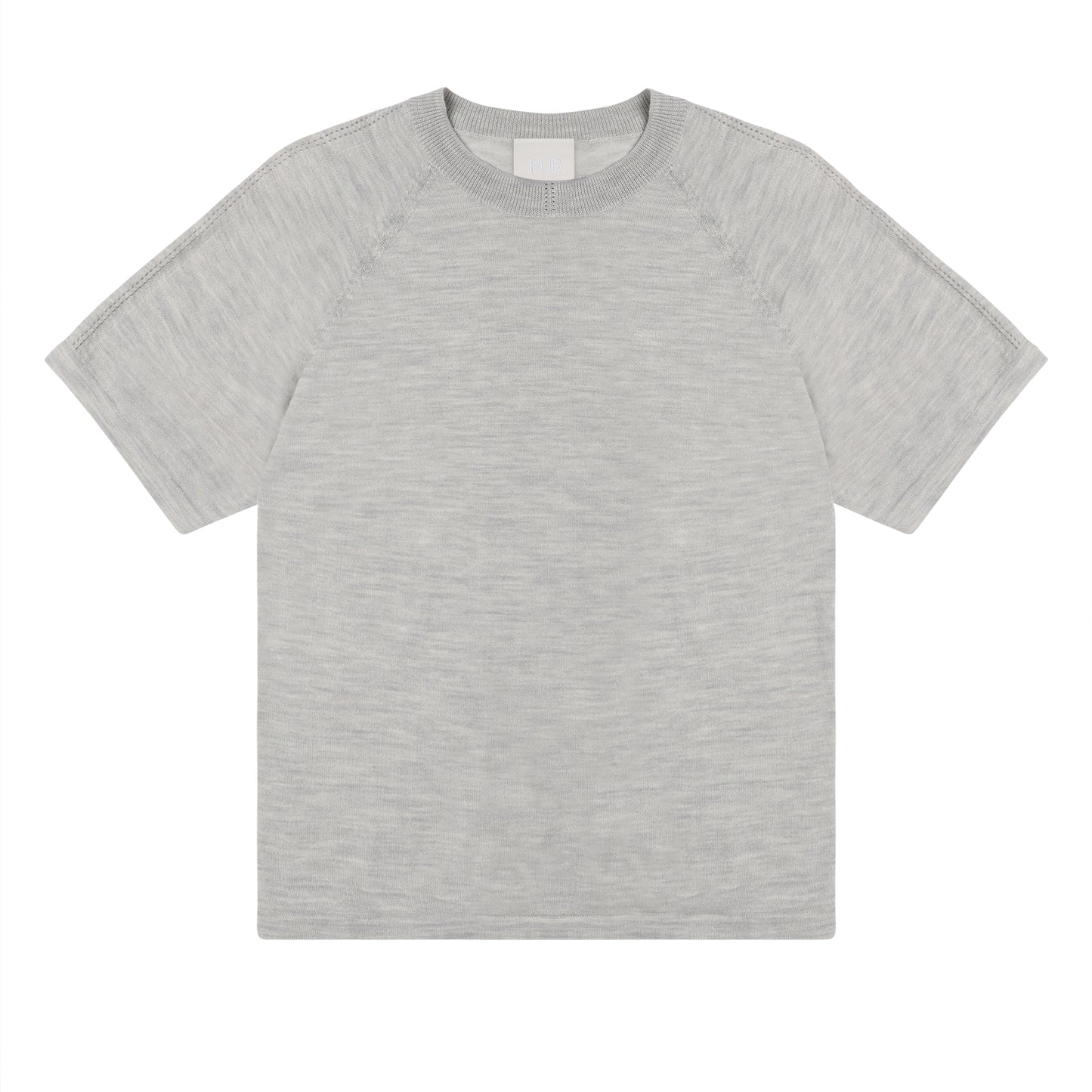 FUB Wool Tee T-shirt - Light Grey