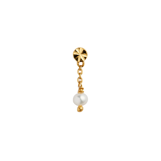 Stine A Tres Petit Etoile Earring With Pearl