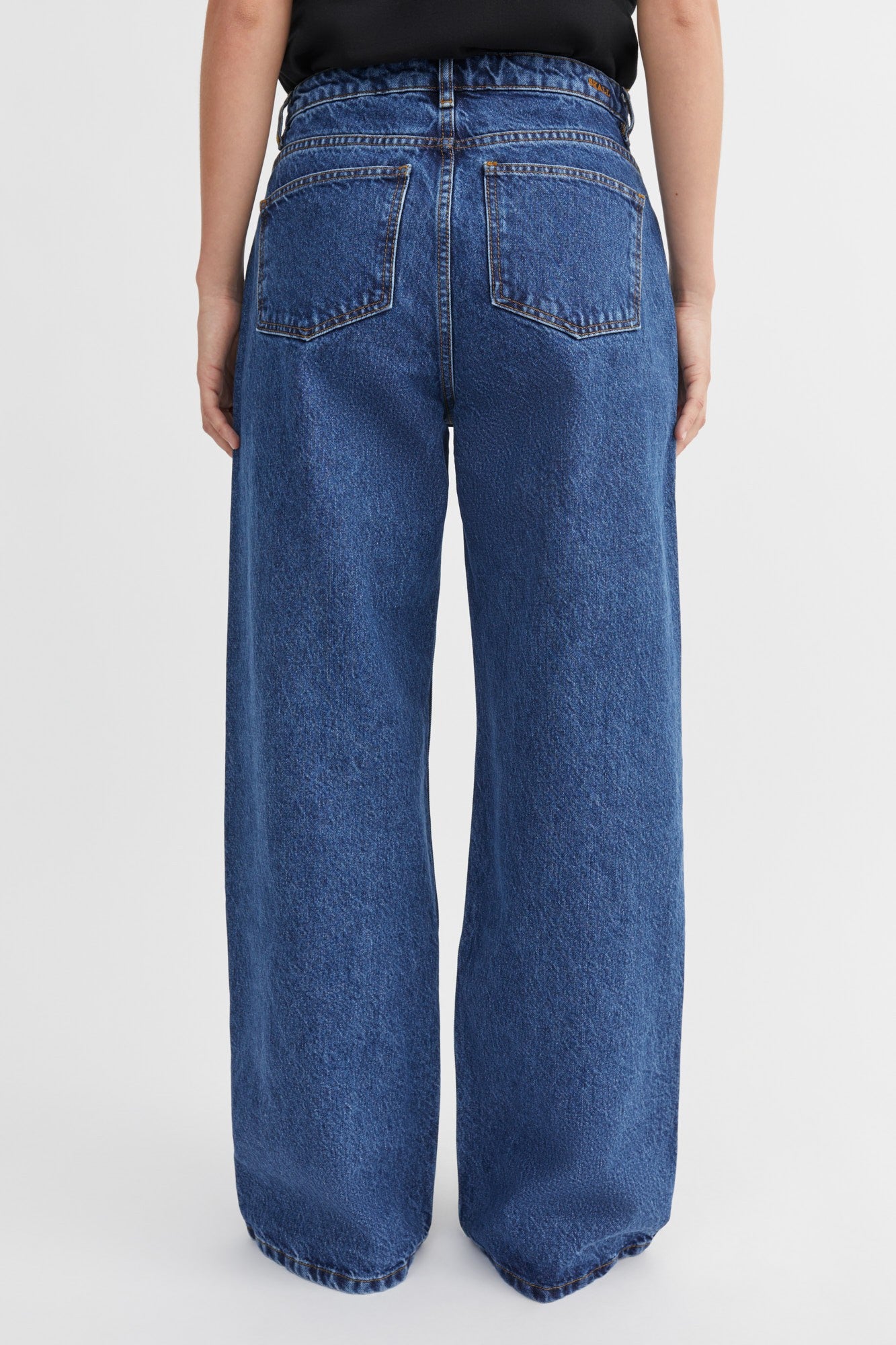 Skall Studio Willow Wide Jeans Bukser - Mid Blue