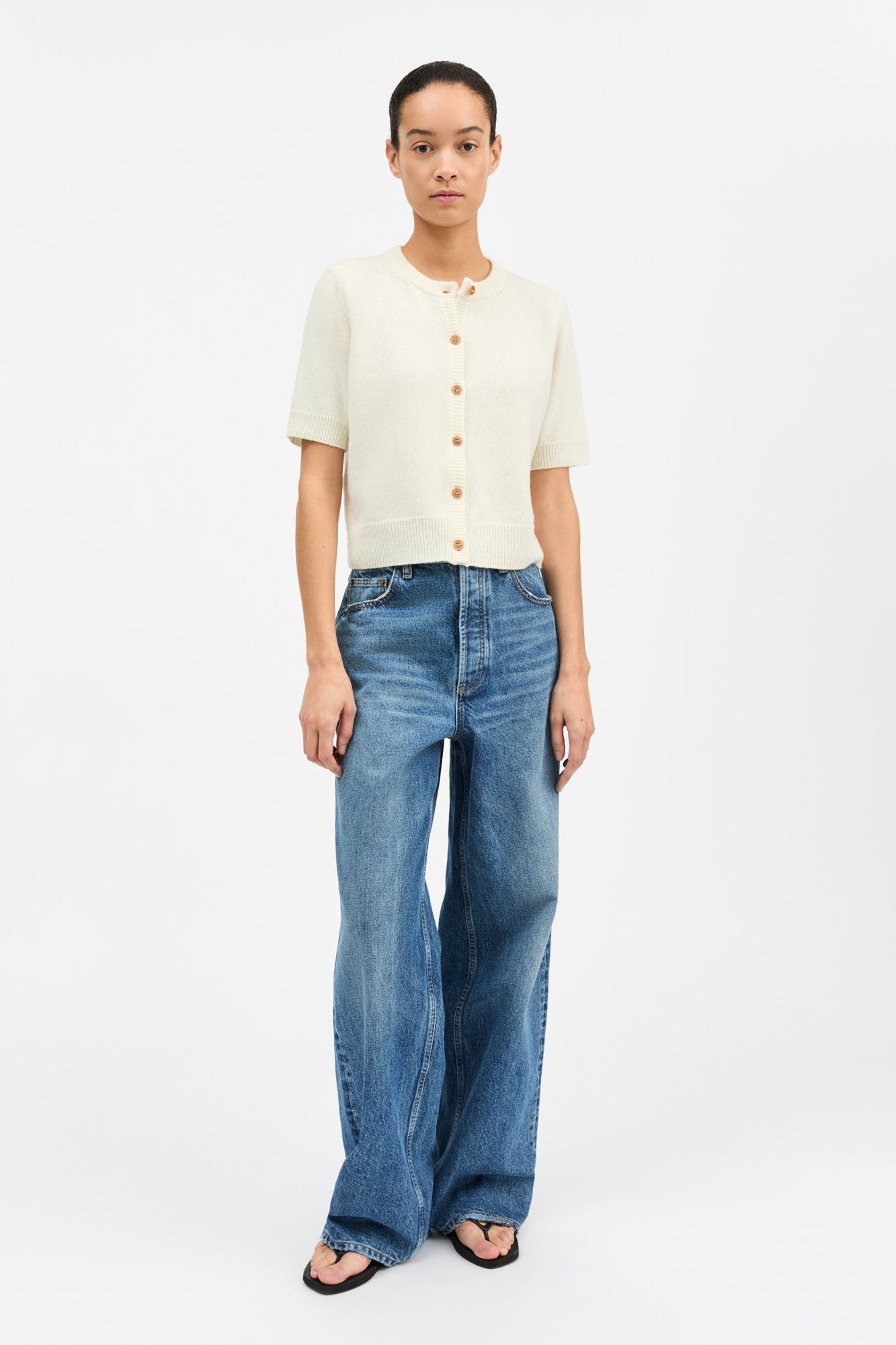 Skall Studio Carmine Cardigan - White