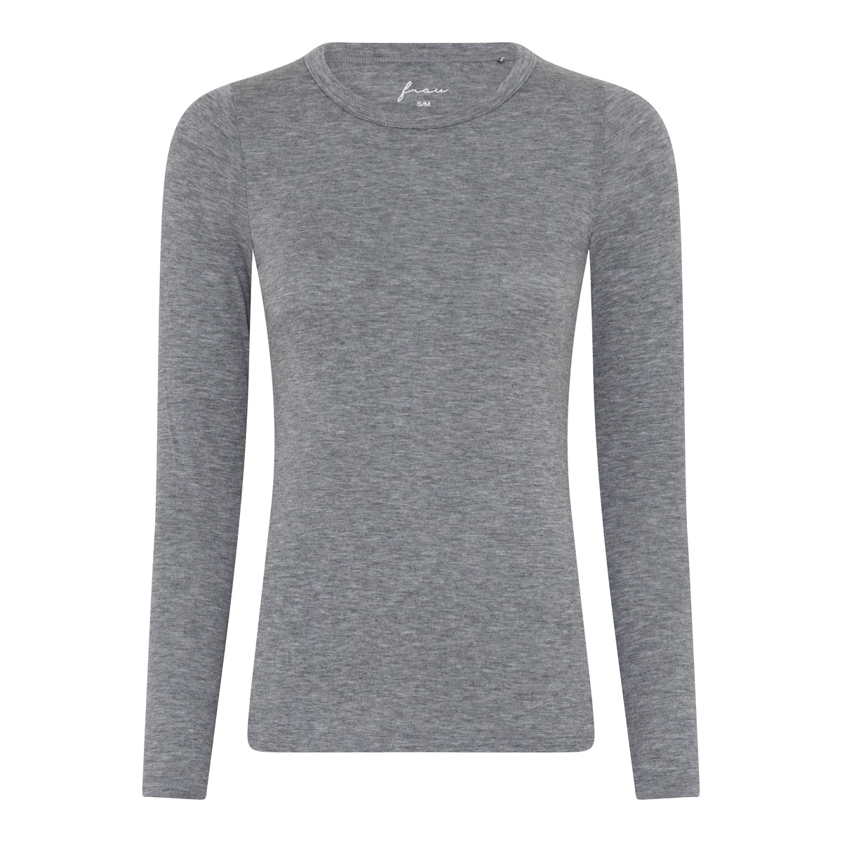 Frau Lucca Cashmere Top Medium Grey Melange