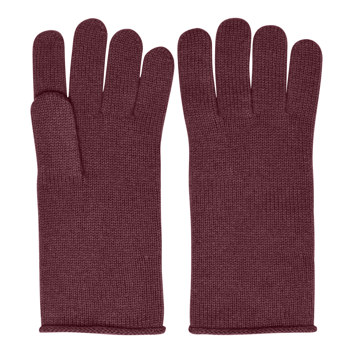 Frau Canazei Cashmere Gloves Red Mahogany