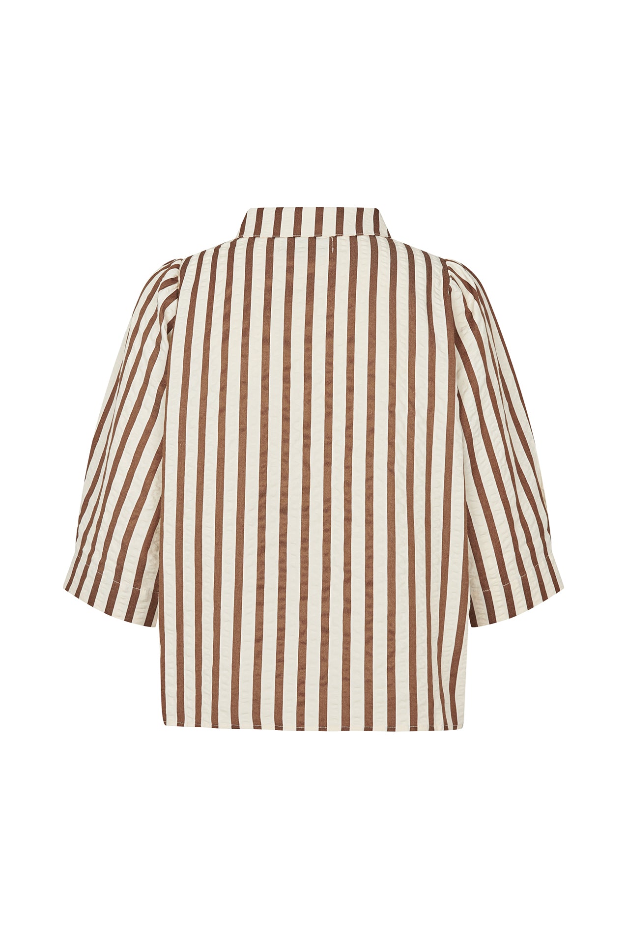 Lollys Laundry Bono Shirt Skjorte - Dark Mokka