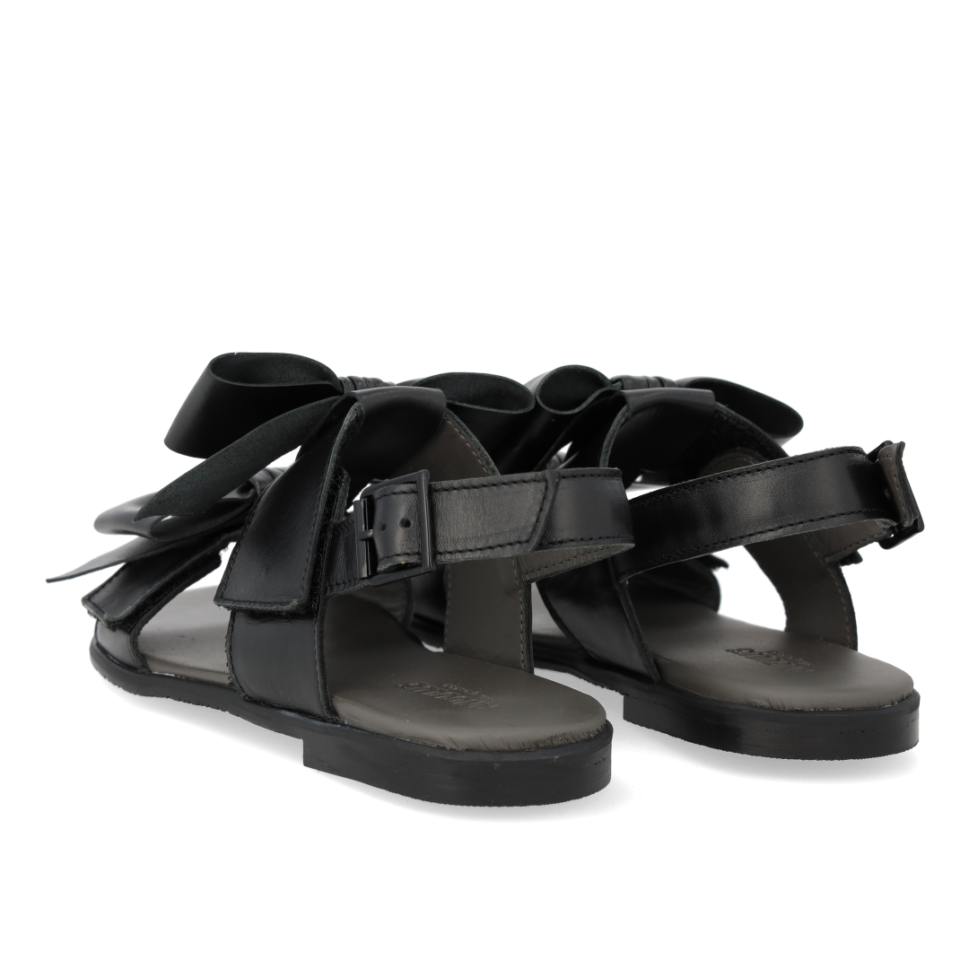 Angulus Sandal med sløjfe - Black