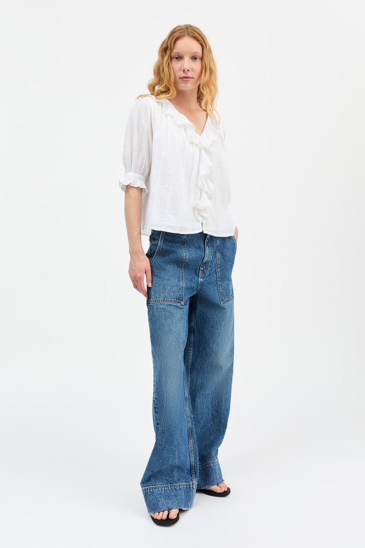 Skall Studio Clea Blouse - White