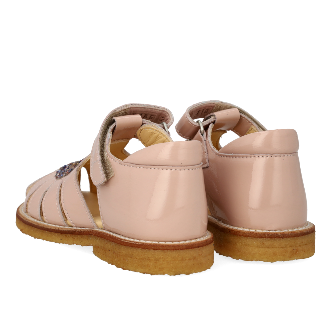 Angulus Hjertesandal - Rose/Pastel