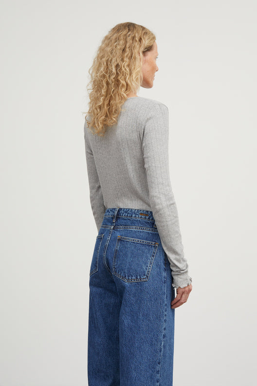 Skall Studio Edie Blouse - Grey Melange