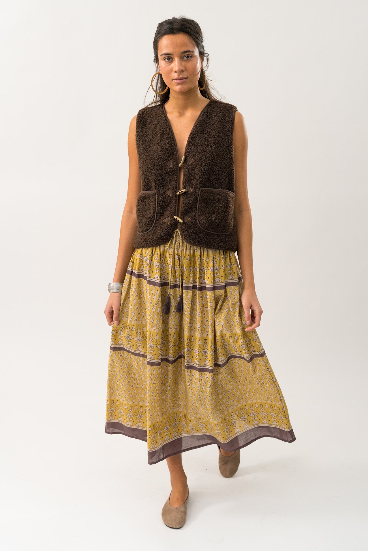 Lollys Laundry Hugo vest Mokka