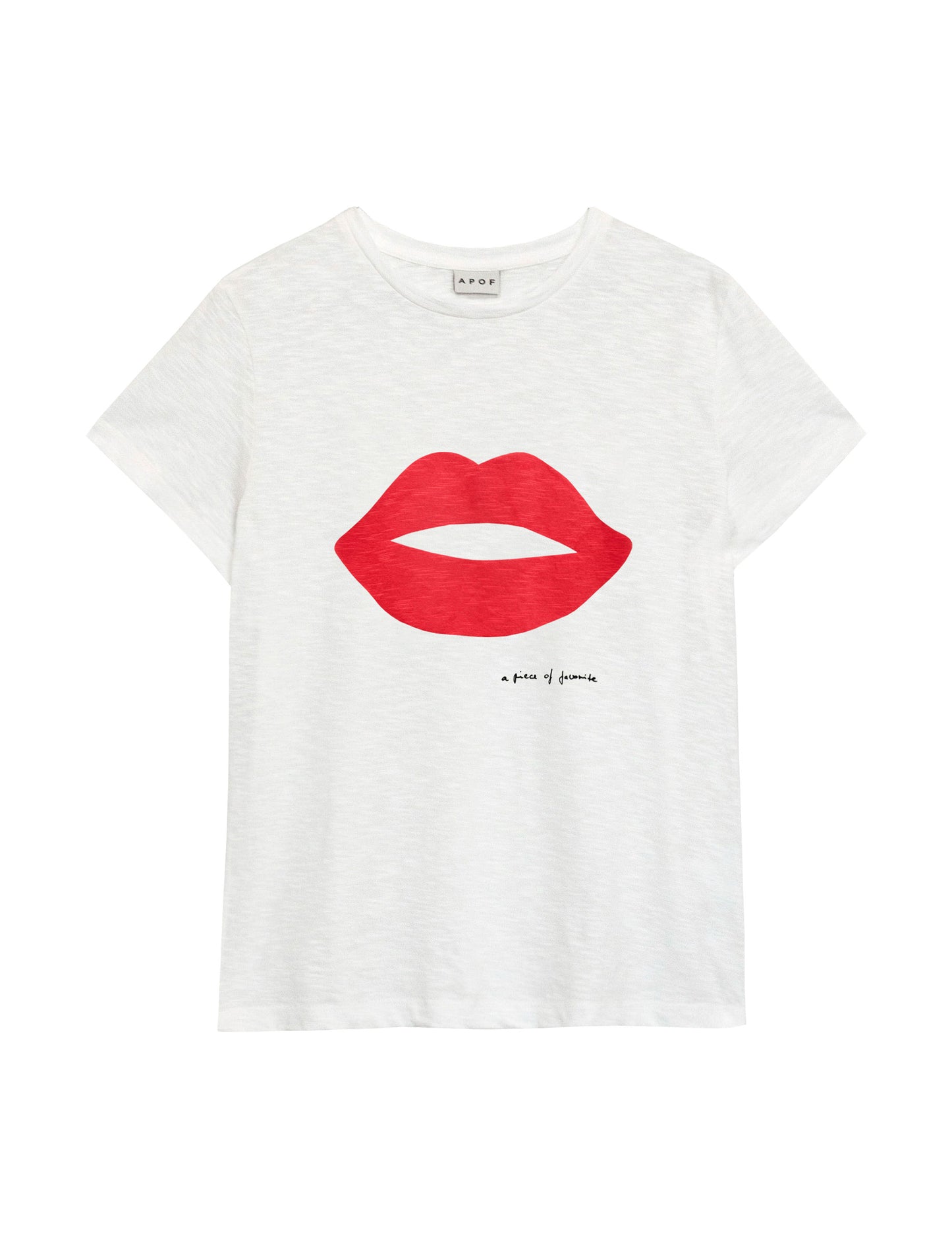 APOF Cil T-shirt One Kiss T-shirt - White