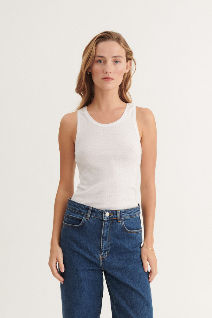 Basic Apparel Arense Tank Top - White