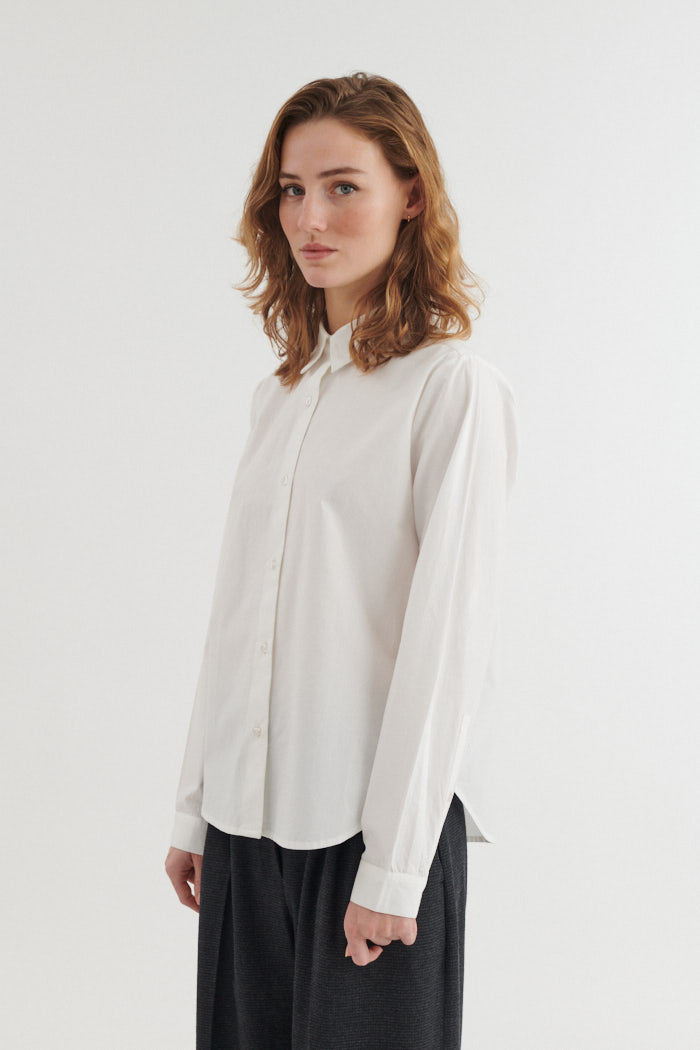 Basic Apparel Silje Shirt - Bright White