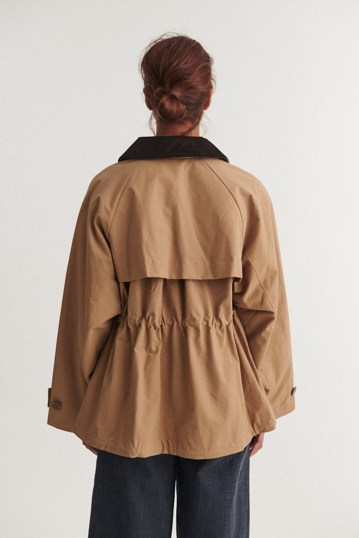Basic Apparel Lin Jacket - Sepia Tint