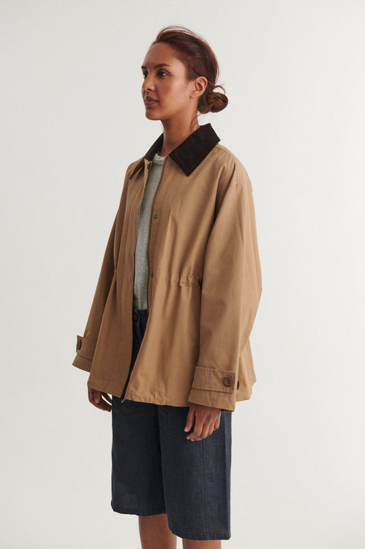 Basic Apparel Lin Jacket - Sepia Tint