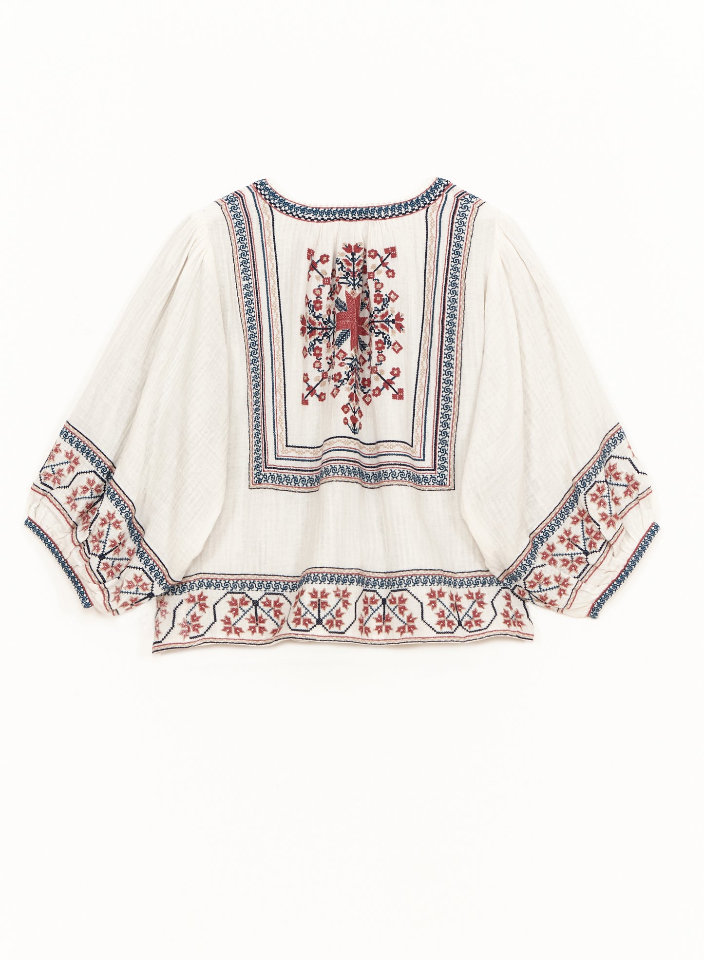 MABE Calista EMB Jacket - Ecru/Multi