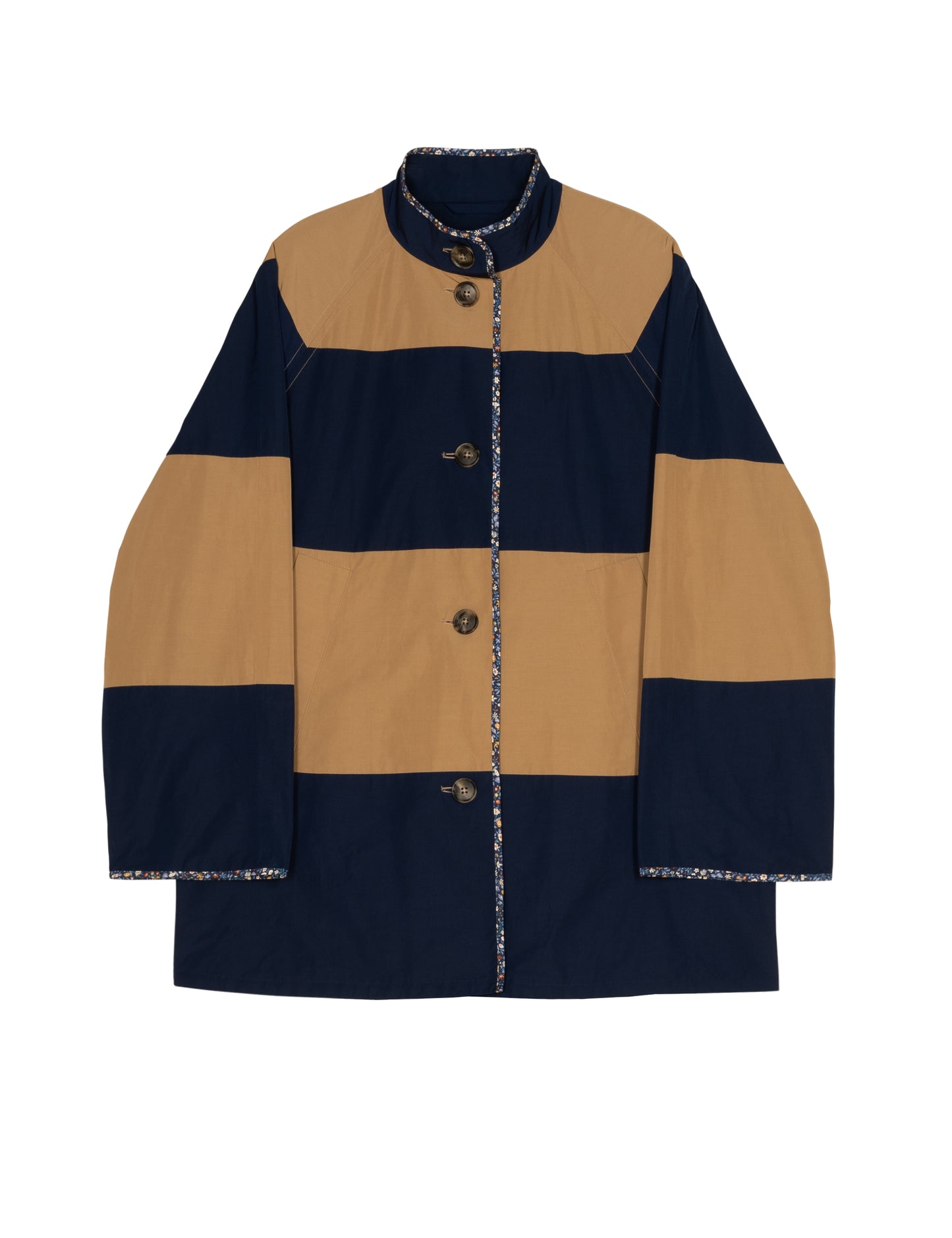APOF Deva Jacket Jakke - Blue / Caramel