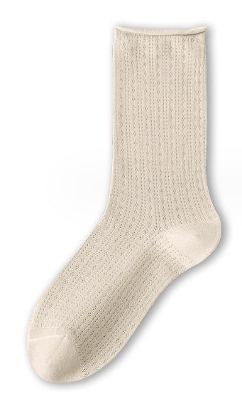 Plissé Fenya Sock Strømper - Beige