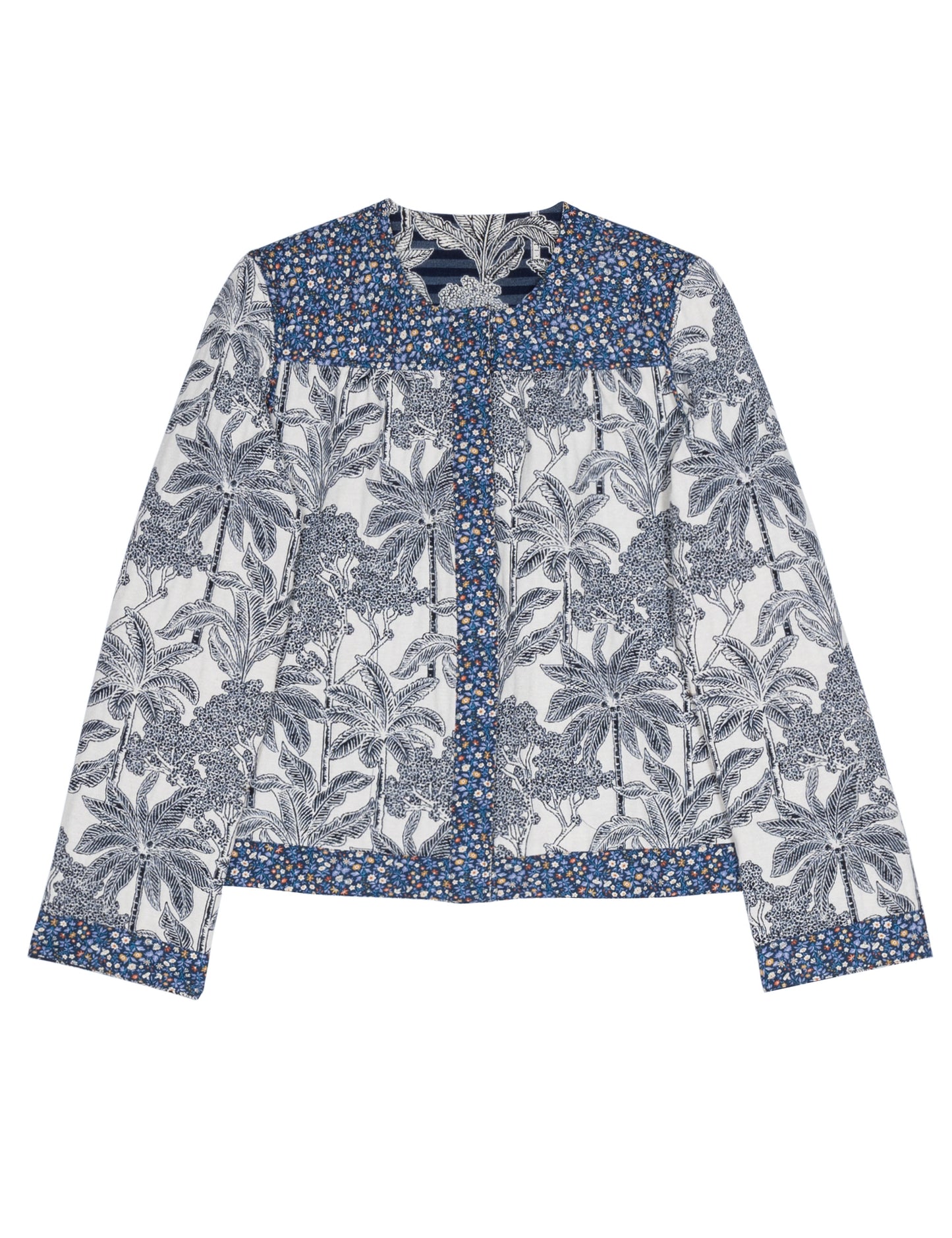 APOF Rose Jacket Jakke - Blue Palm Escape