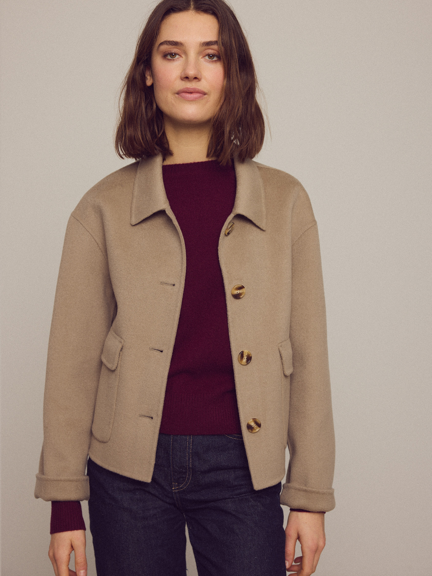 WUTH Simone Jacket Dark Beige