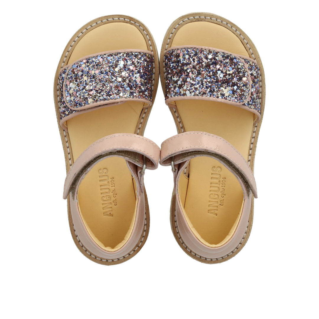 Angulus Laksandal med glimmer  - Rose/Glitter