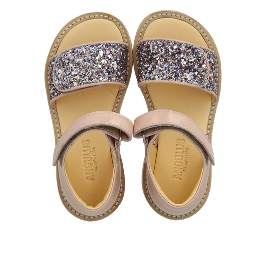 Angulus Laksandal med glimmer  - Rose/Glitter