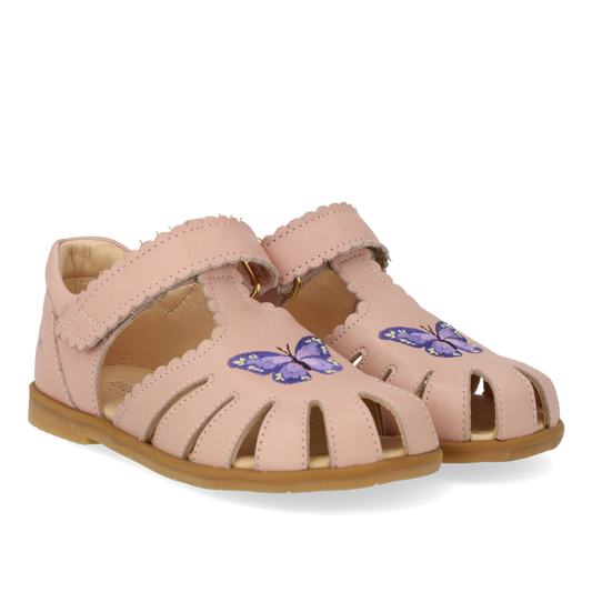 Angulus Sandal med sommerfugl  - Rose