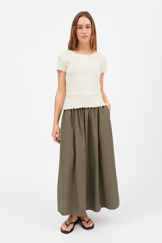 Skall Studio Dagny Skirt - Khaki