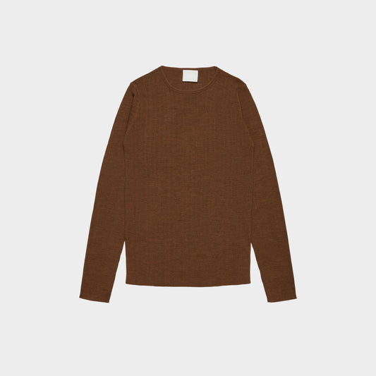 FUB Rib Blouse - Hazel Melange