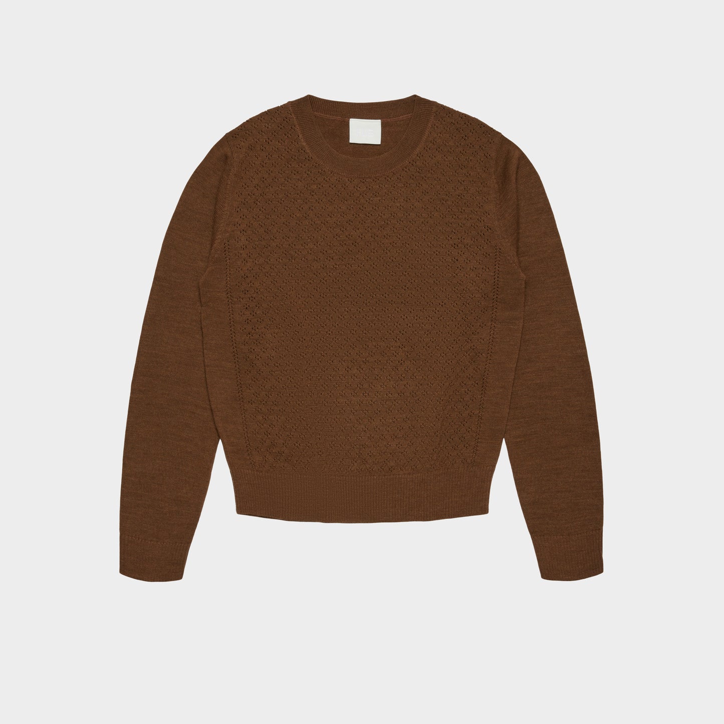 FUB Pointelle Blouse - Hazel Melange