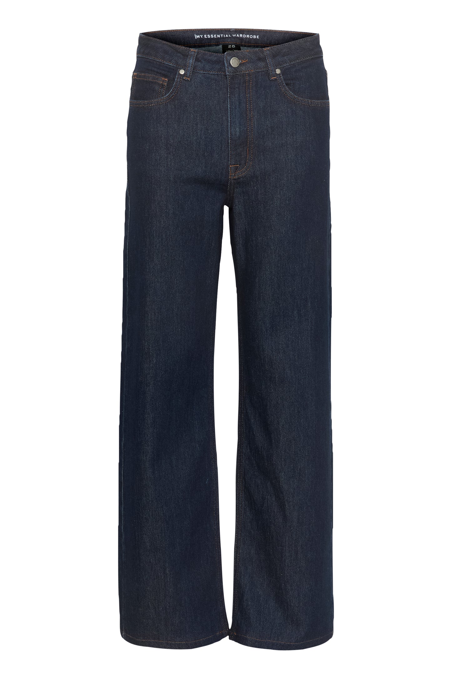 My Essential Wardrobe Louis Pants Bukser - Dark Blue Un-Wash