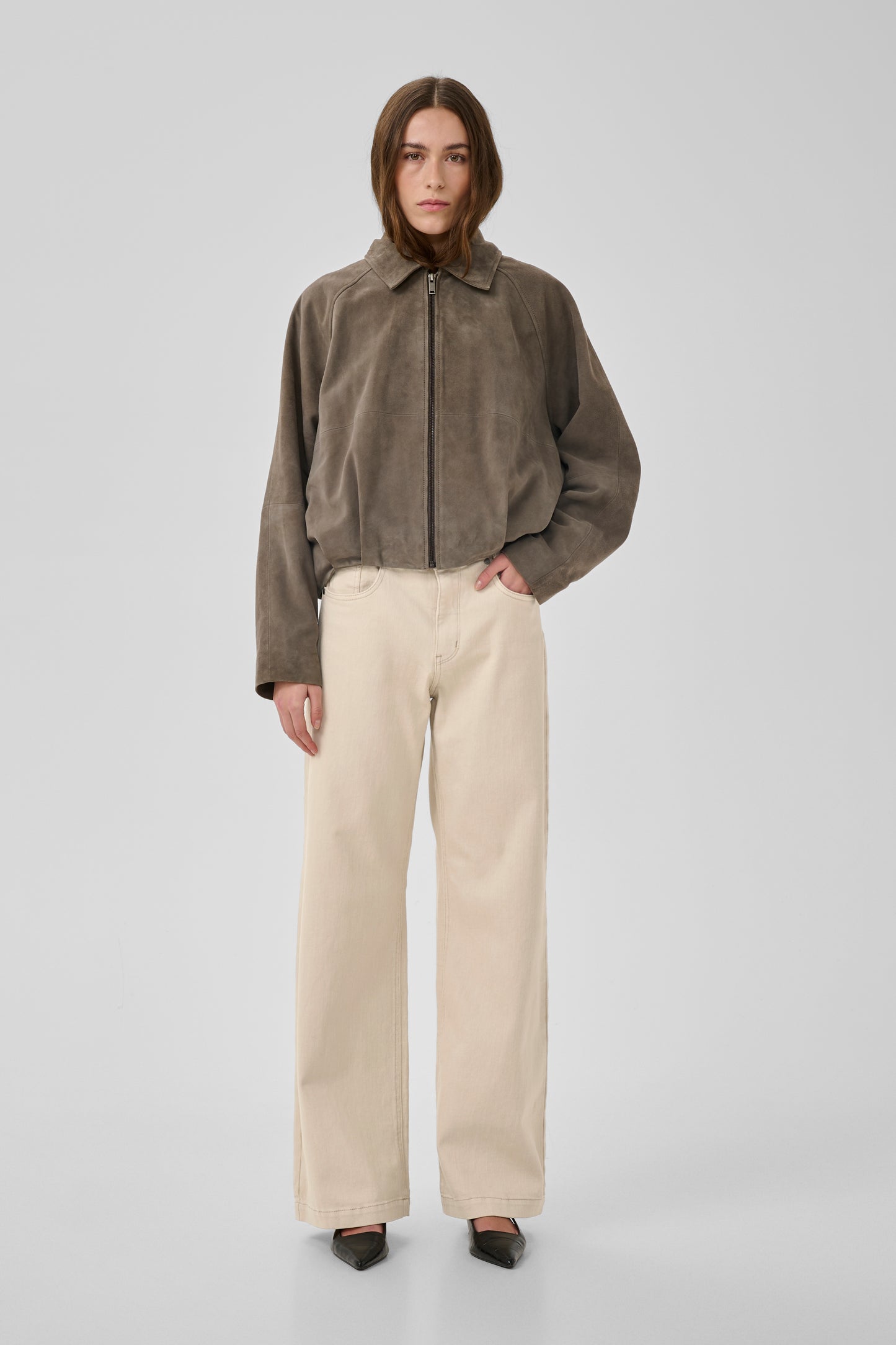 My Essential Wardrobe Louis Pants Bukser - Oatmeal