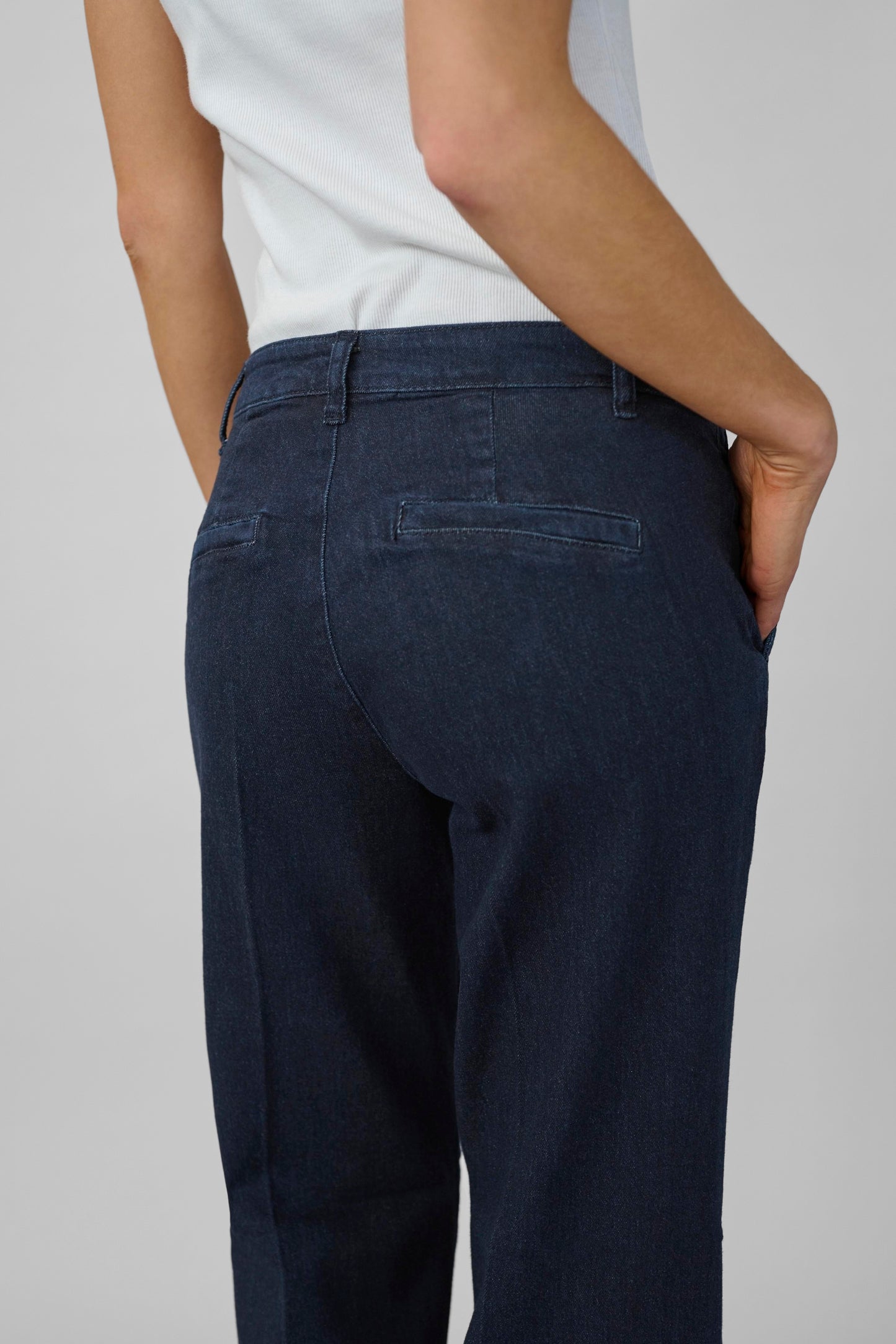 My Essential Wardrobe Lara Pants Dark Blue