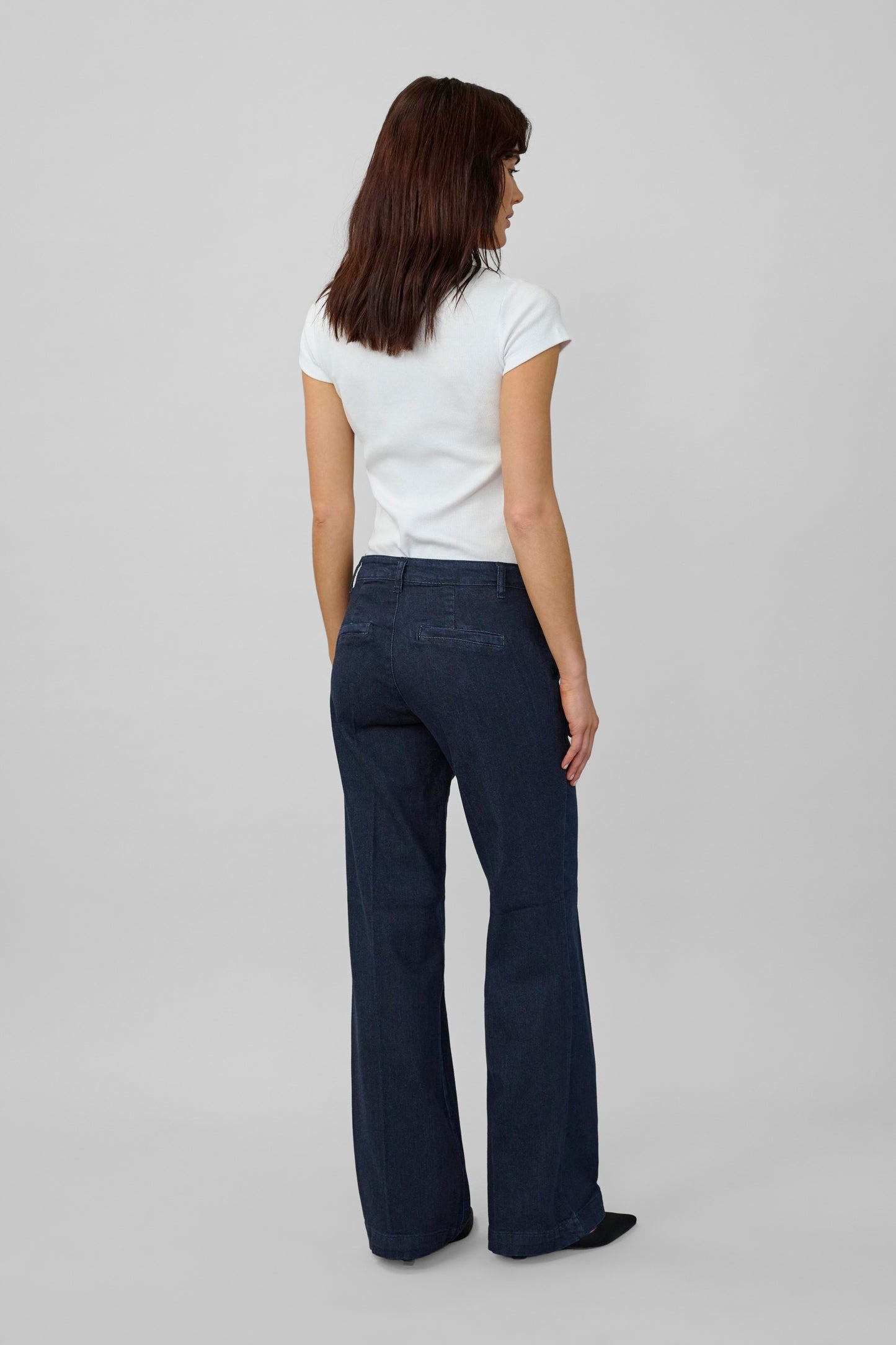 My Essential Wardrobe Lara Pants Dark Blue