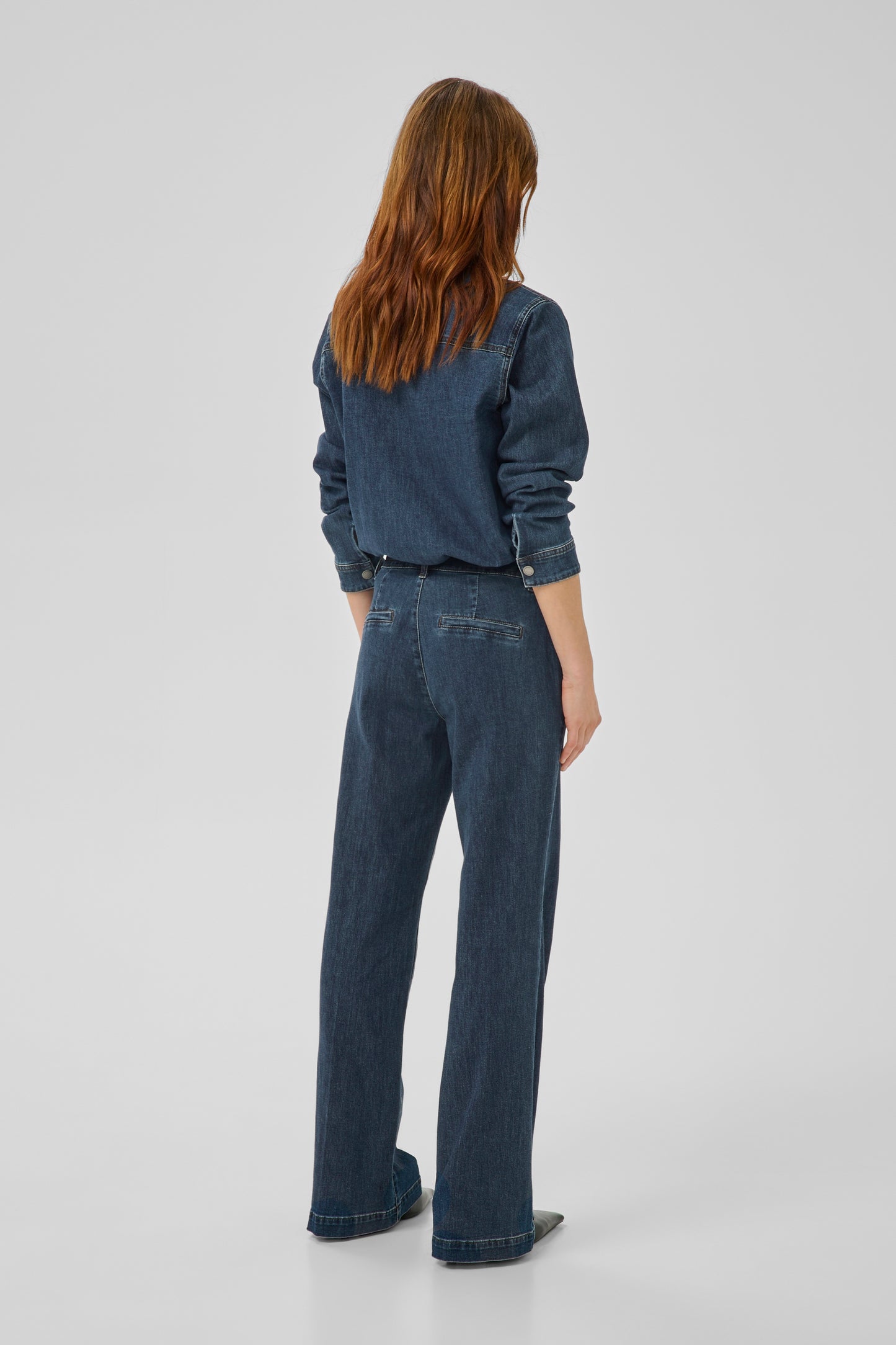 My Essential Wardrobe Linn Sofia Shirt - Dark Blue