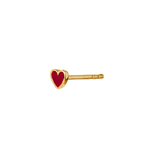 Stine A Petit Love Heart Burgundy