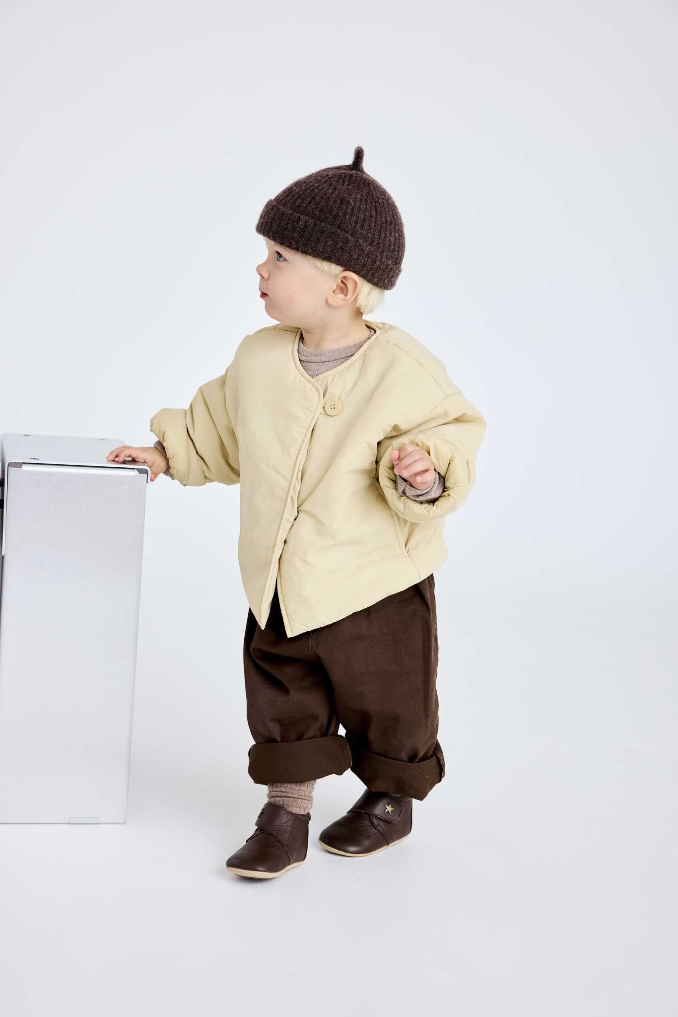 Bisgaard Baby Star Indoor Shoe Brown