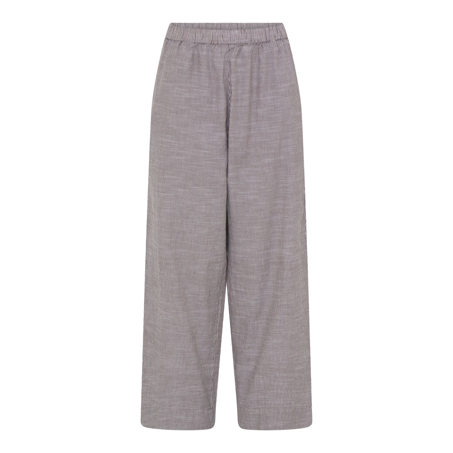 Frau Melbourne Bukser Coffee Stripe