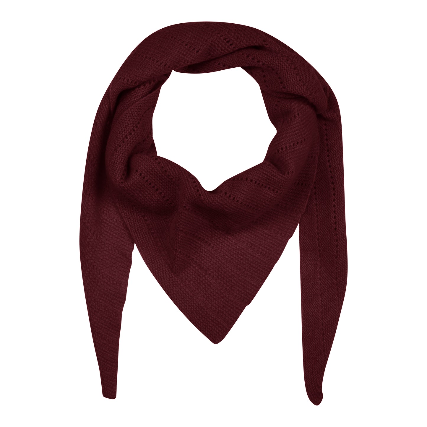 Frau Doha Scarf Red Mahogany