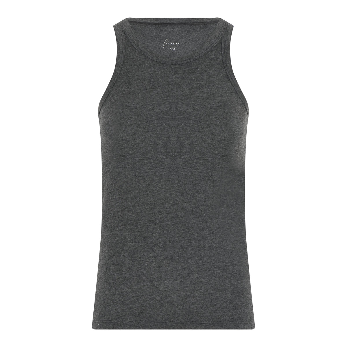 Frau Lucca Cashmere Tank Top Dark Grey Melange