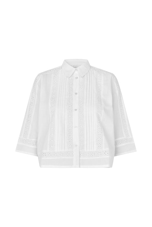 Lollys Laundry Amora Shirt Skjorte - Creme
