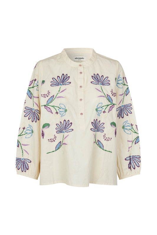 Lollys Laundry Faith Blouse Skjorte - Creme