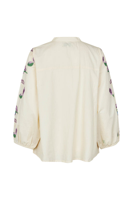 Lollys Laundry Faith Blouse Skjorte - Creme