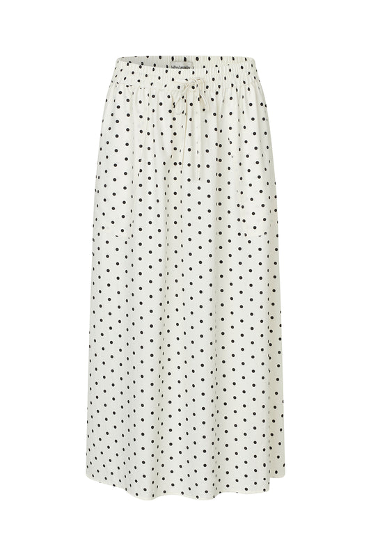 Lollys Laundry Akane Maxi Skirt Nederdel - Dot Print