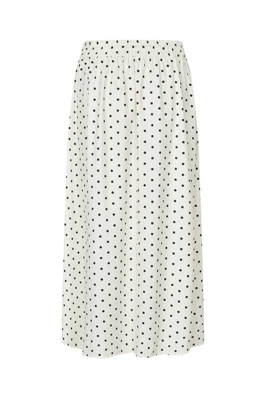 Lollys Laundry Akane Maxi Skirt Nederdel - Dot Print