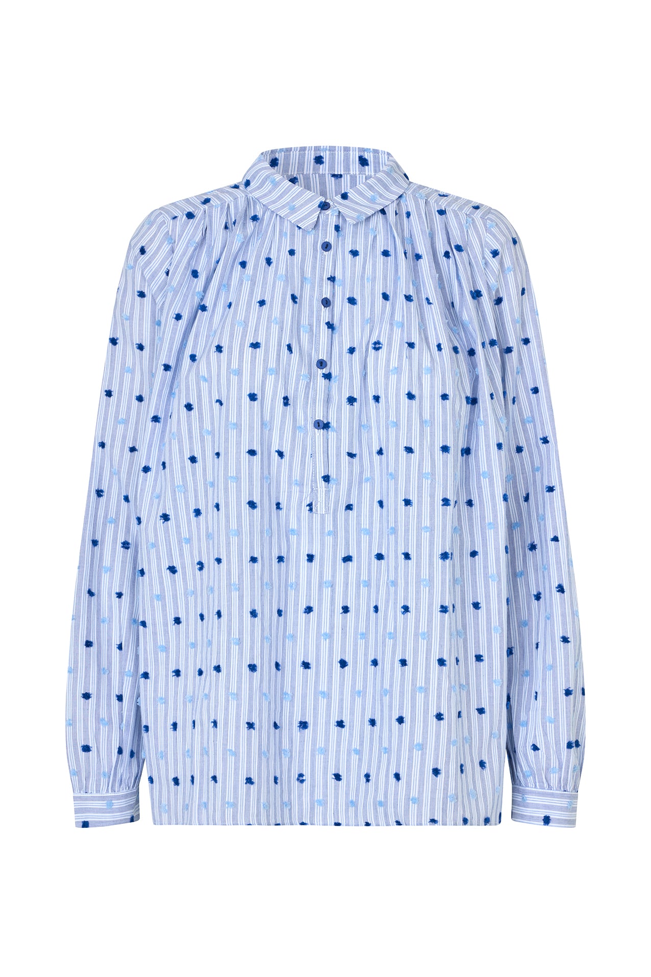 Lollys Laundry Lari Shirt Skjorte - Dark Blue
