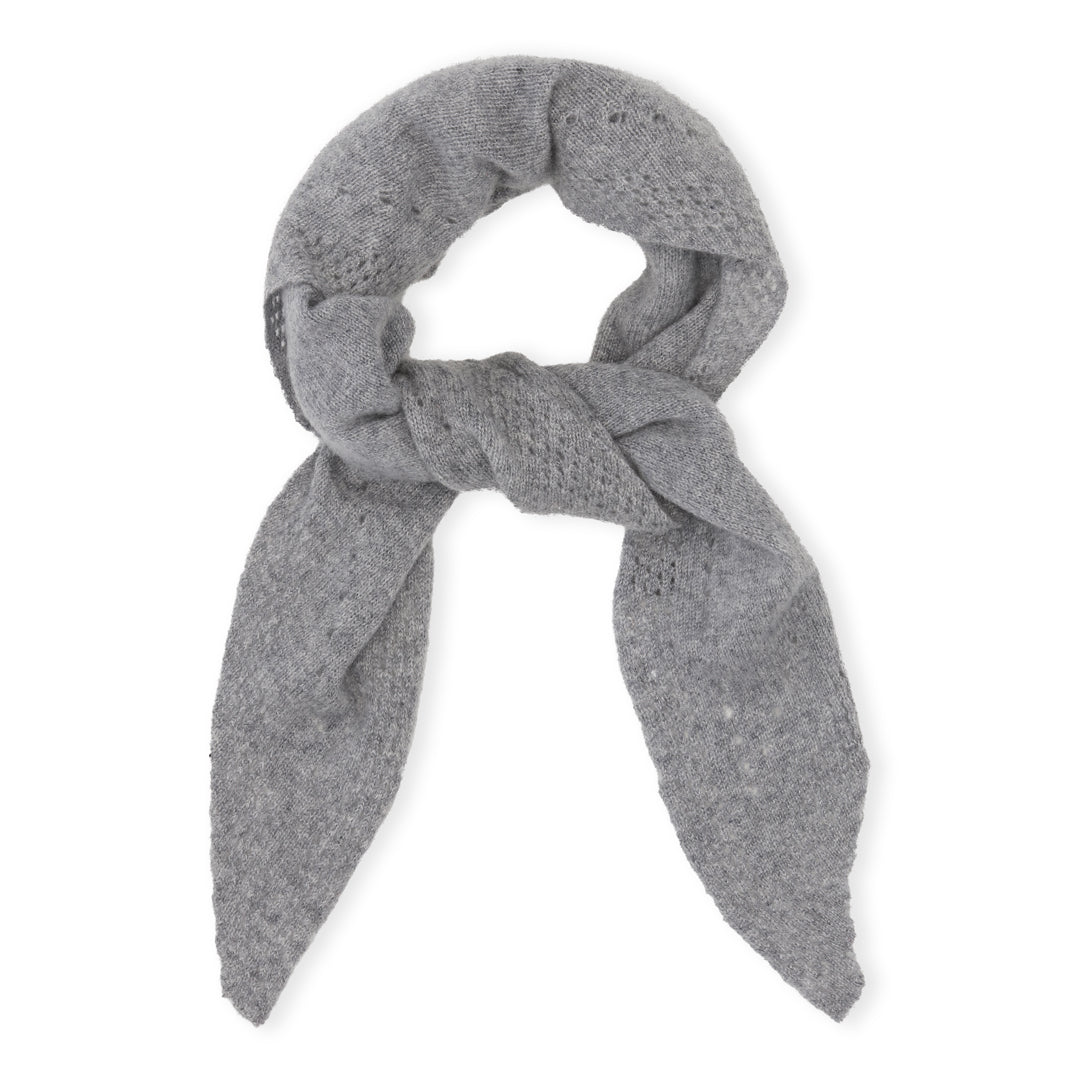 Beta Studios Nilo Medium Triangle Scarf - Grey melange