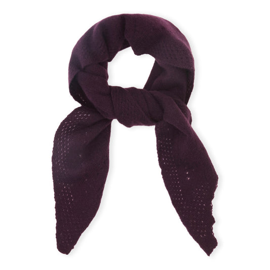 Beta Studios Nilo Medium Triangle Scarf - Ripe Fig