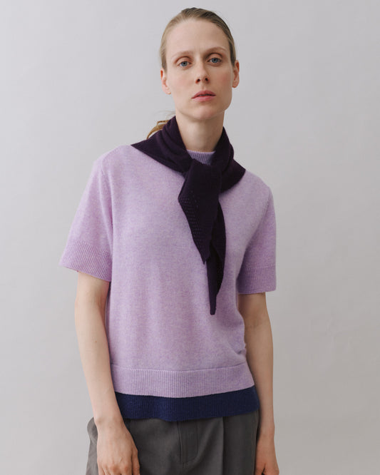 Beta Studios Nilo Medium Triangle Scarf - Ripe Fig