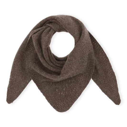 Beta Studios Nilo Medium Triangle Scarf - Walnut