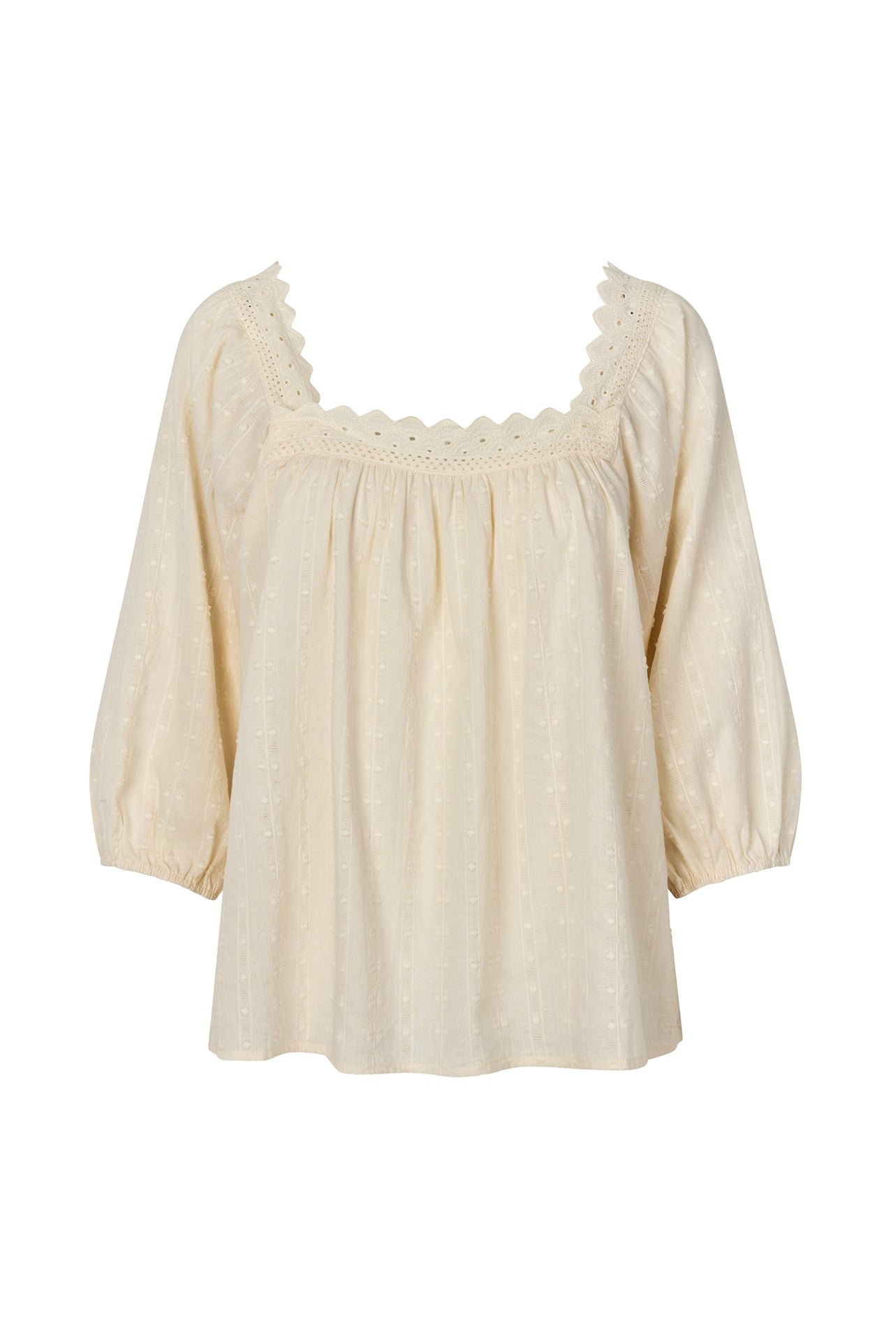 Lollys Laundry Sasha Blouse Skjorte - Creme