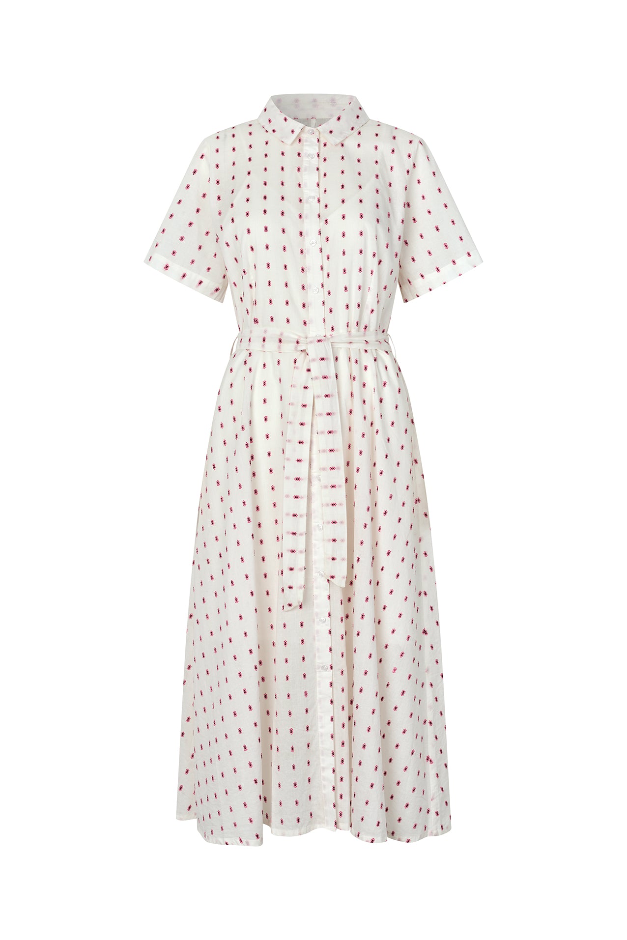 Lollys Laundry Blake Midi Dress Kjole - Creme